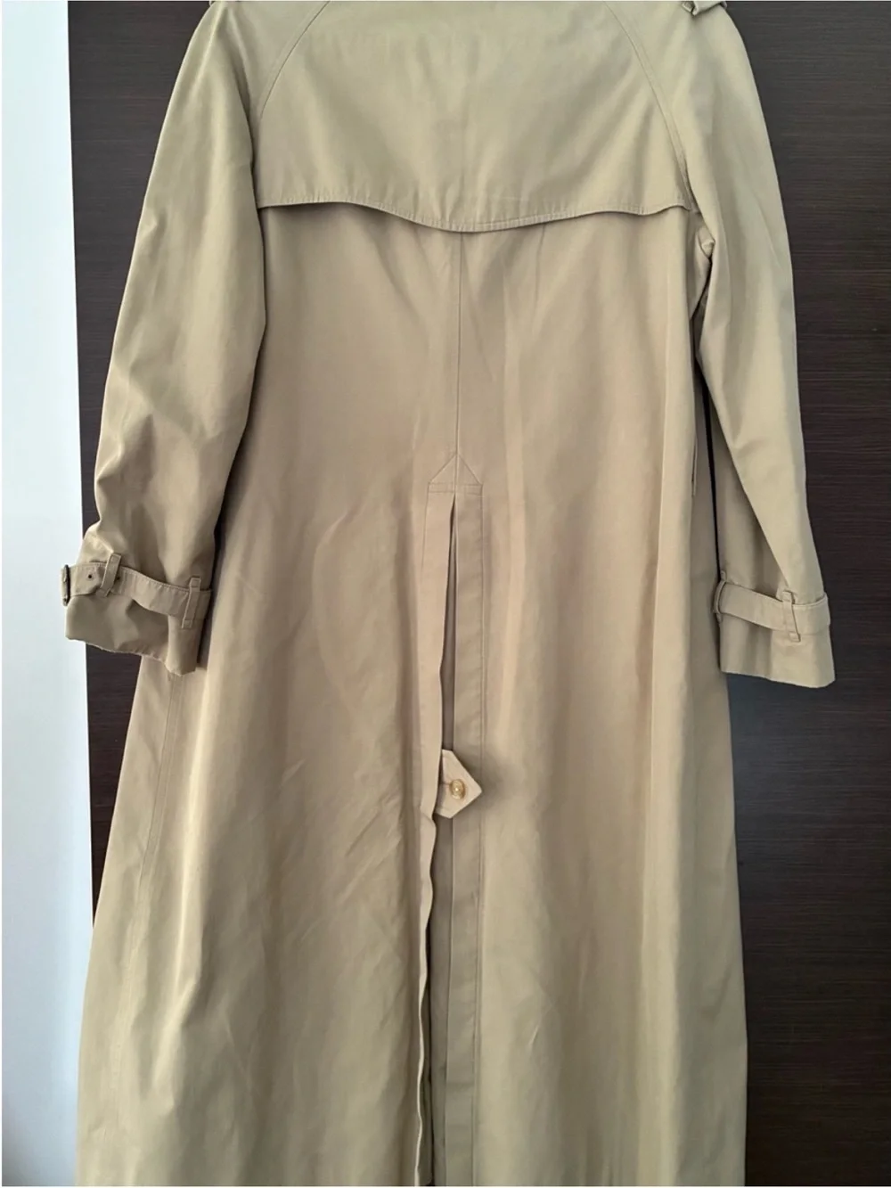 Vintage Burberrys Trench Coat Long Size 2 - Picture 7 of 7